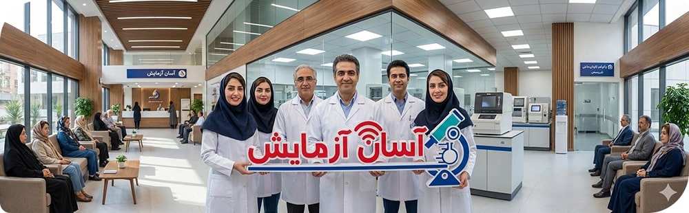 آسان آزمایش بهترین آزمایشگاه تهران آسان آزمایش بهترین آزمایشگاه تهران